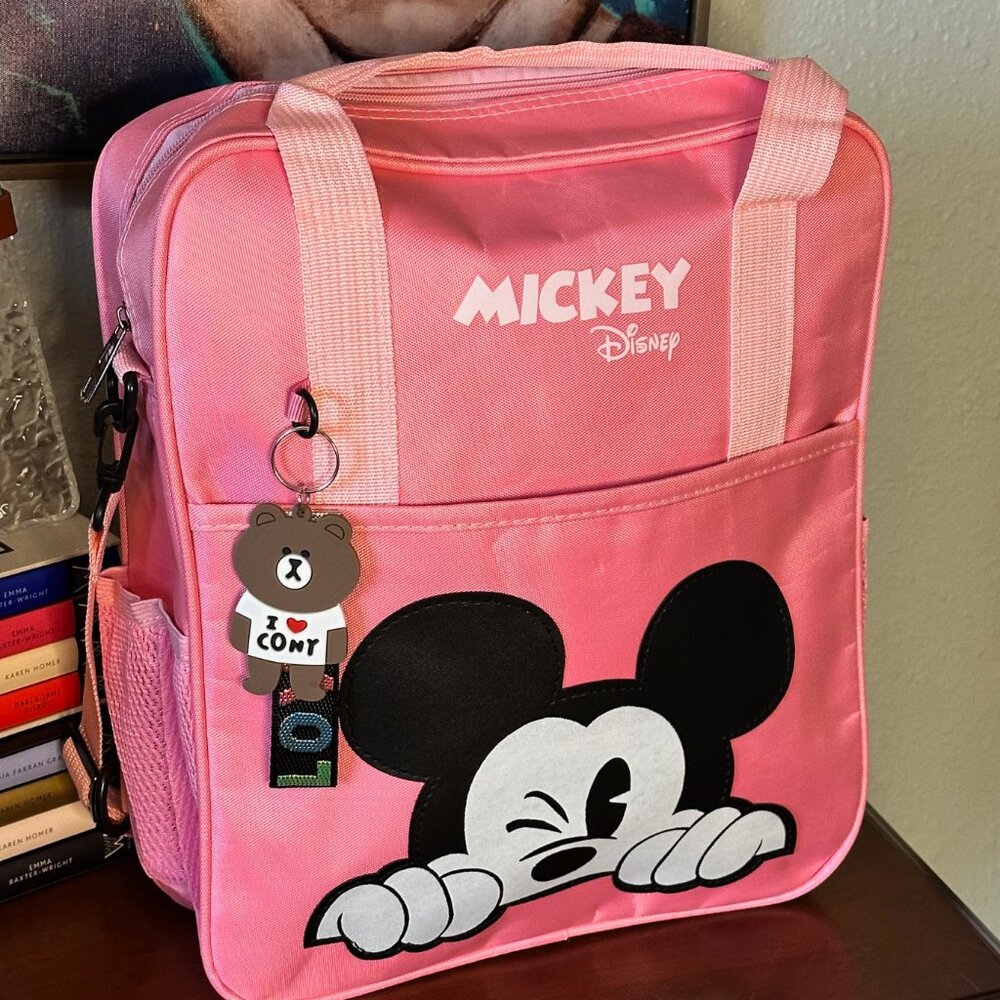 Disney‎ Pink Mickey Mouse Crossbody Bag